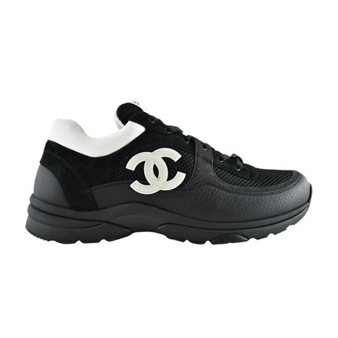 chanel low trainers|chanel sneakers black and white.